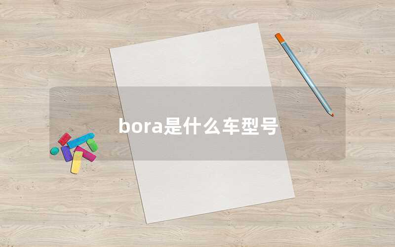 bora是什么車(chē)型號(hào)