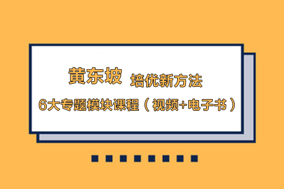 黃東坡-培優(yōu)新方法-6大專題模塊課程（視頻+電子書）