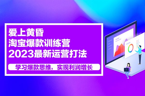 愛上黃昏·淘寶爆款訓(xùn)練營，2023最新運(yùn)營打法，學(xué)習(xí)爆款思維，實(shí)現(xiàn)利潤增長