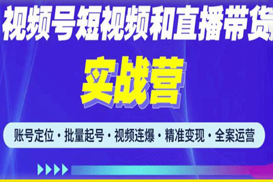 2023最新微信視頻號(hào)引流和變現(xiàn)全套運(yùn)營(yíng)實(shí)戰(zhàn)課程，小白也能玩轉(zhuǎn)視頻號(hào)短視頻和直播運(yùn)營(yíng)