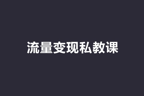 派媽流量變現(xiàn)私教課，小紅書賽道IP  商業(yè)  店鋪
