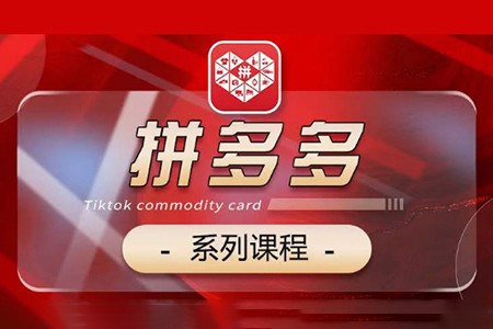 2024拼多多系列課，【基礎(chǔ)】【運(yùn)營】【活動(dòng)】【推廣】【玩法】5大模塊