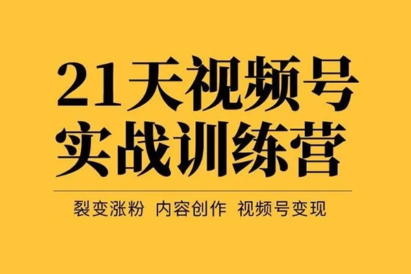 視頻號(hào)漲粉變現(xiàn)訓(xùn)練營(yíng)，一站式打造穩(wěn)定的視頻號(hào)，漲粉變現(xiàn)模式