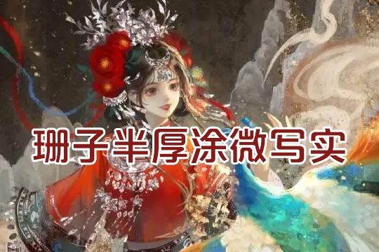 珊子半厚涂微寫(xiě)實(shí)+古風(fēng)水墨插畫(huà)課