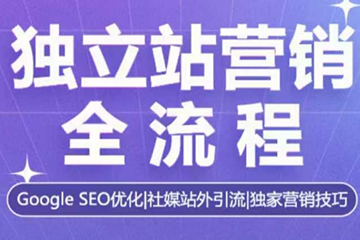 獨立站營銷全流程，Google SEO優化，社媒站外引流，獨家營銷技巧