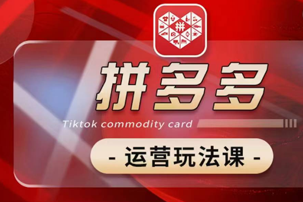 老陶電商拼多多運營玩法課高階運營【2月更新】，極致群爆款玩法，輕付費無盡復制等