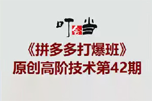 叮當(dāng)會(huì)拼多多打爆班原創(chuàng)高階技術(shù)第42期，拼多多全店托管矩陣