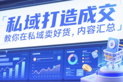 婉瑩私域打造成交，教你在私域賣好貨，內容匯總