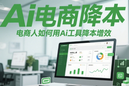 Ai電商降本增效線上課，電商人如何用Ai工具降本增效
