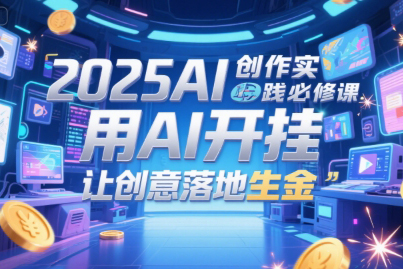 查理老師·2025AI創作實踐必修課，用AI開掛，讓創意落地生金