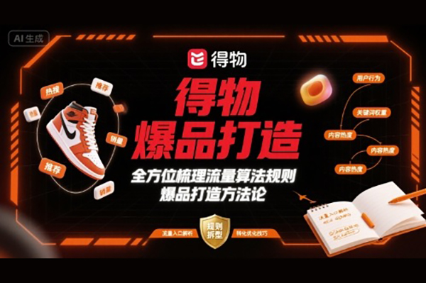得物爆品打造，全方位梳理得物流量算法規(guī)則爆品打造規(guī)則