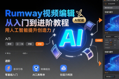 Rumway視頻編輯從入門到進階教程，用人工智能提升創造力