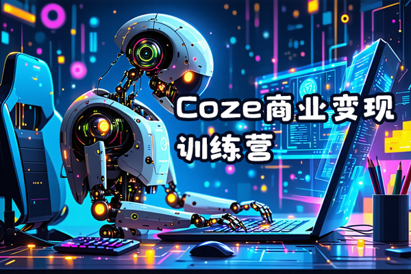 Coze商業變現訓練營,幫助普通人升職加薪, 獲得副業收入